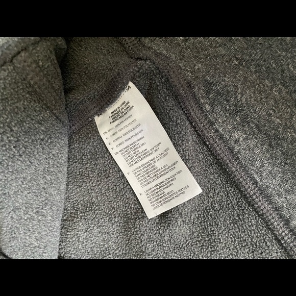 Adidas Mens Gray Neon Orange sweatshirt Hood Climawarm material Size large - Picture 5 of 13